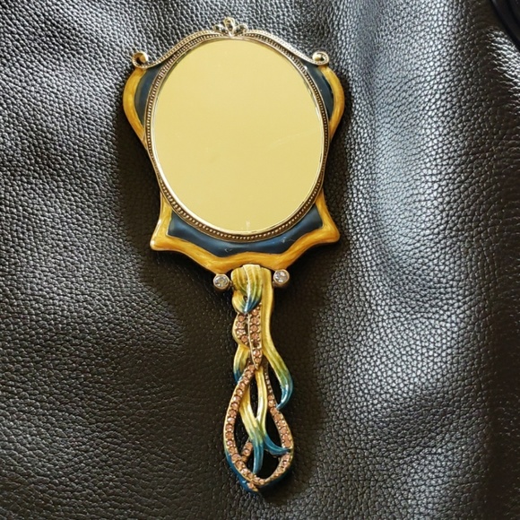 Antique elaborate handheld mirror - Picture 5 of 8